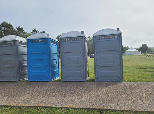 the number of event restrooms you should rent depends on the size of your event and the expected attendance, our crew can help advise on the appropriate amount